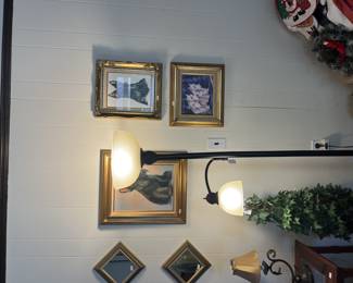 Dog painting and wall deco