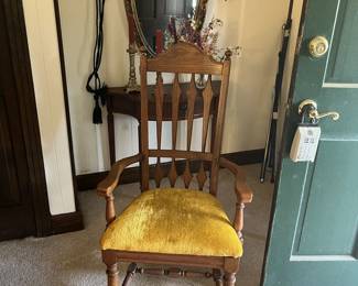 Vintage chair and table , mirror 