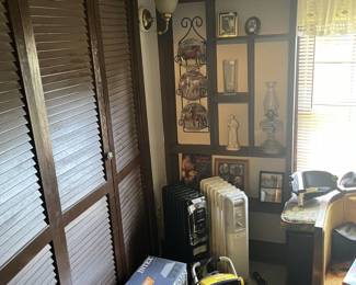 Heaters , queen air mattress 