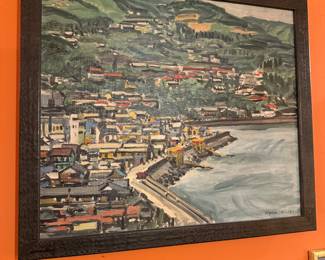 Shigehiko Ishikawa (Japanese, b. 1909) oil on canvas