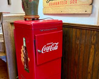 Coca-Cola Westinghouse Coolerette Advertising Sign
