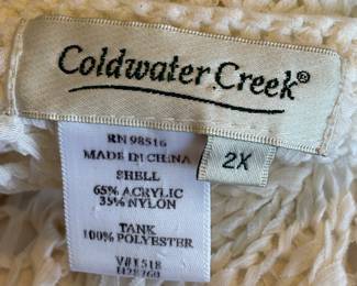 Coldwater Creek Sweater Size 2X
