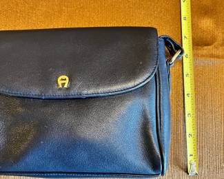 Navy Blue Aigner Cross Body Bag
