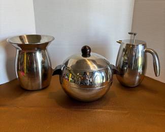 MCM Penguin Ice Bucket, French Press, Utensil Holder