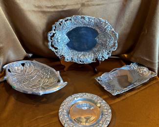 Pewter Serving Platters