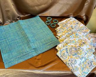 Placemats, Napkins, Rings
