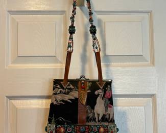 Vintage Mary Frances Handbag with Intricate Beading