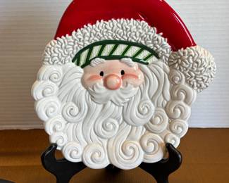 Fitz & Floyd Santa Platter