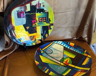 Large Brightly Colored Wall Decor