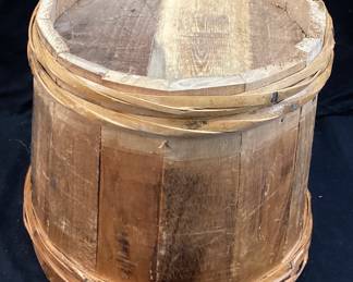PRIMITIVE ANTIQUE FIRKIN SUGAR/SAP BUCKET