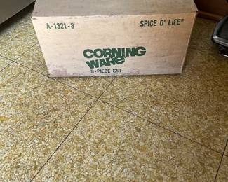 Unused vintage Corningware