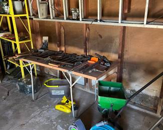 Lots more tools , wrenches, plane, clamps,