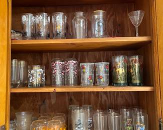 Great mid century glass ware