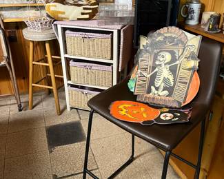 Cute ironing board with pull out baskets