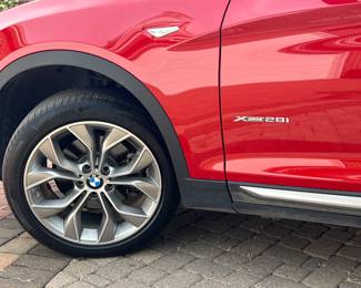 2016 BMW X3  XDRIVE 28i with just over 17,500 miles