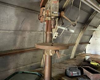 Standing drill press