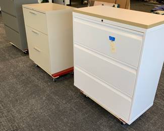 Filing cabinets - all with keys
