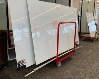 “ CONNECT by Claridge” high quality Glass magnetic whiteboards assorted sizes 8ft x 4ft, 6x4, 4x4