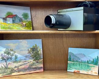 MORE ORIGINAL ART BY SHERYL COLE, OVERHEAD PROJECTOR