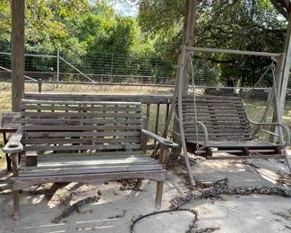 OUTDOOR BENCH, SWING