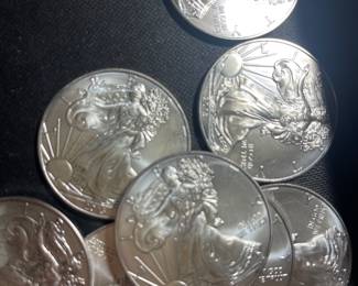 1 OZ SILVER COINS