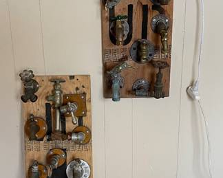 WATER FAUCET WALL ART HANDMADE BY ED COLE