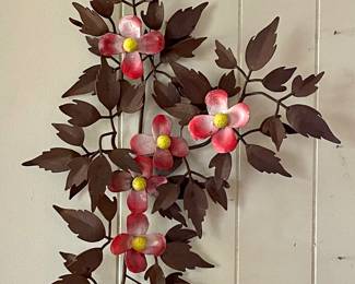 ORIGINAL DOGWOOD METAL ART BY ED COLE