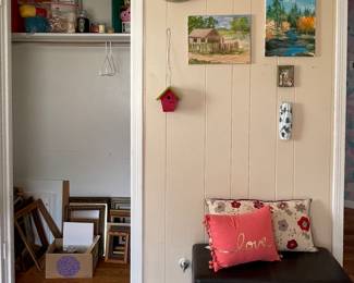 VINTAGE FRAMES, STORAGE FOOTREST