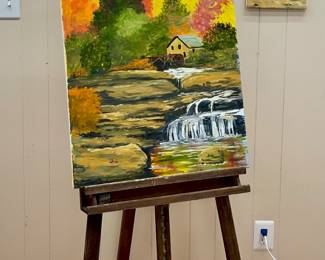 VINTAGE WOOD EASEL