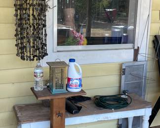 WINDCHIME, OUTDOOR BENCH