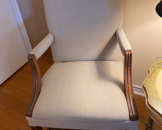 Beige side chair