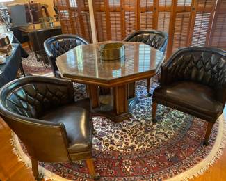 Club table & chairs