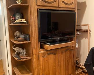 Media center with display