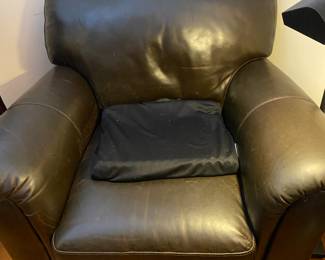 Brown (leather) chair