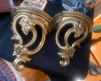 Vintage wall shelves