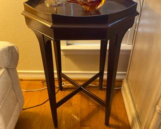 Octagonal side table