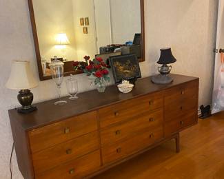 MCM dresser & mirror