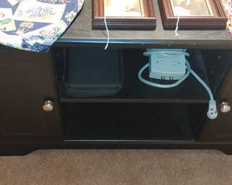 Modern Black Entertainment Center