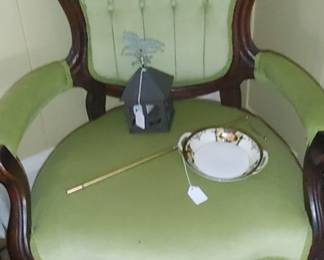 Gorgeous Victorian gentleman's upholstered armchair