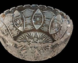 American brilliant cut Bowl