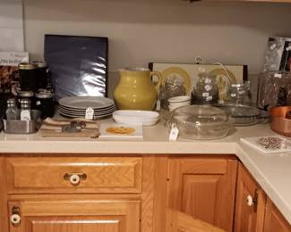 Stoneware pitchers casserole dishes and more