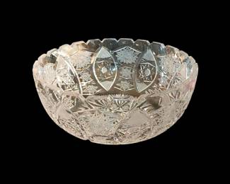 Beautiful American brilliant cut bowl