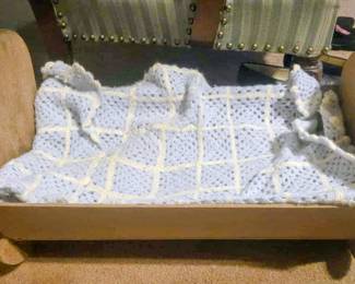 Antique doll bed