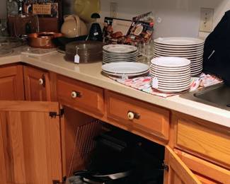 Dishes pots and pans and more