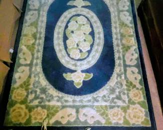 Vintage floral rug