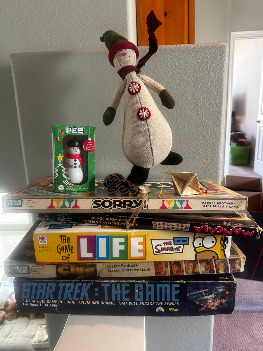 Games and holiday items