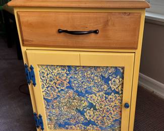 Custom painted end table
