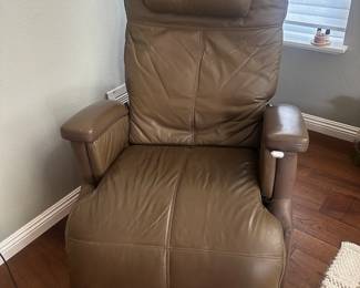 Electric leather recliner