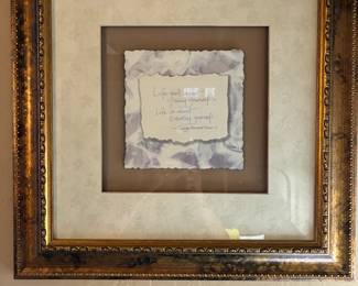 Gold Framed Picture