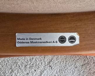 Erik Buch Oddense Maskinsnedkeri Mid Century Modern Danish Teak Buffet 7' 6" length